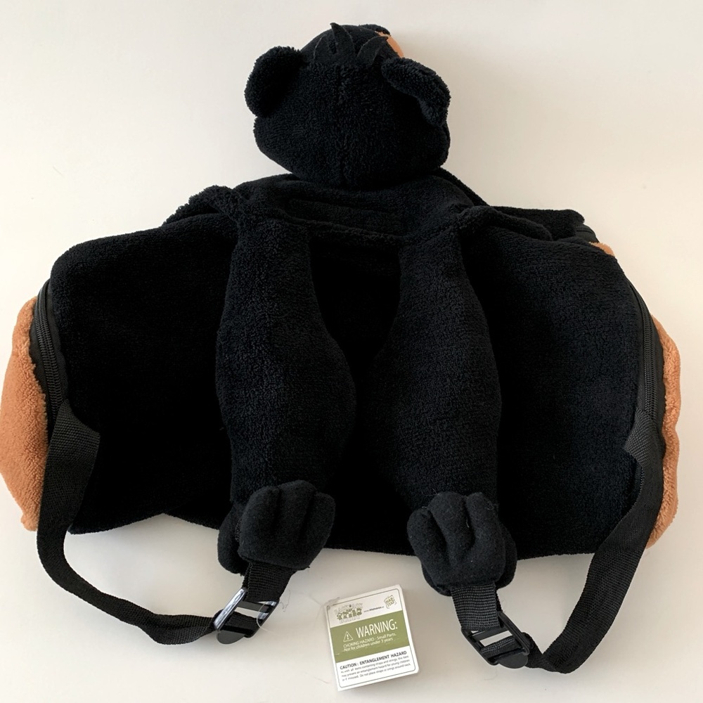 Bear Backpack Buddy Kids Plush Travel Pillow and Blanket All In One NWT - Picture 5 of 11